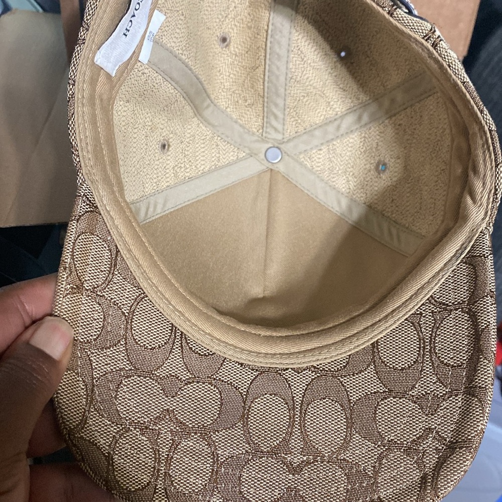 Authentic Coach Brown Patterned Cap - Picture 7 of 7